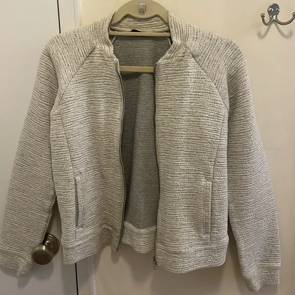Club Monaco Cotton Soft Bomber Jacket S/P - Picture 2 of 4